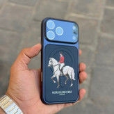 قاب horse polo (سرمه ای) آیفون
