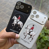 قاب horse polo (نقره ای ) آیفون