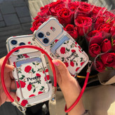 قاب Red rose flowers آیفون
