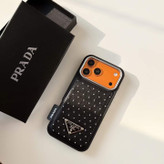 قاب leather prada diamond آیفون با پک اصلی