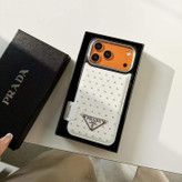 قاب leather prada diamond آیفون با پک اصلی