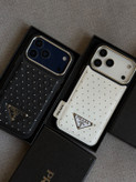 قاب leather prada diamond آیفون با پک اصلی