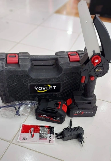 اره شارژی ۴۸وات yovelt دو باطری کیف دار اصل