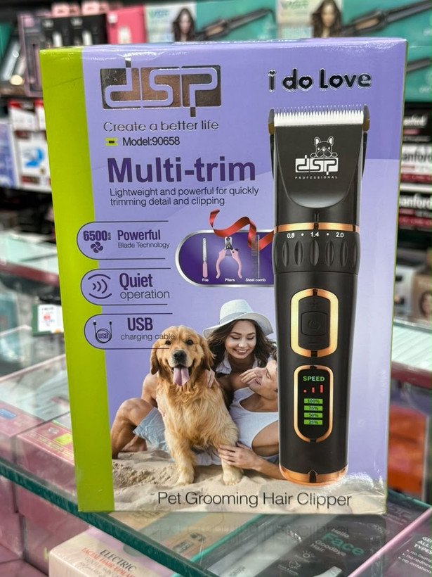 ماشین اصلاح حیوانات خانگی دی اس پی مدل DSP 90658 اصلی (novin)